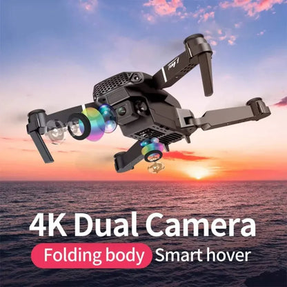 E88 Pro Drone with DUAL Camera, WiFi FPV 1080P HD Dual Foldable
